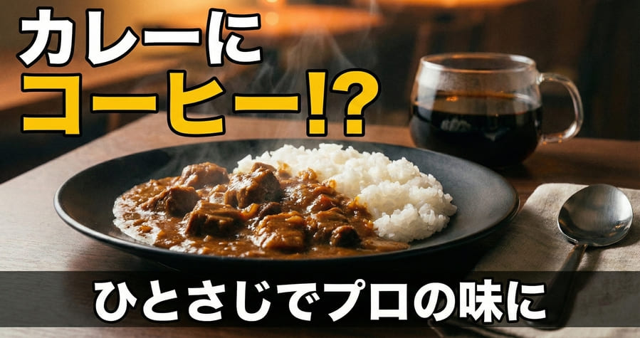 カレーにコーヒーを入れるとどうなる？コク深カレーの作り方と失敗しないコツ
