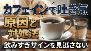 カフェインで吐き気がするのはなぜ？原因と今すぐ試せる対処法5選
