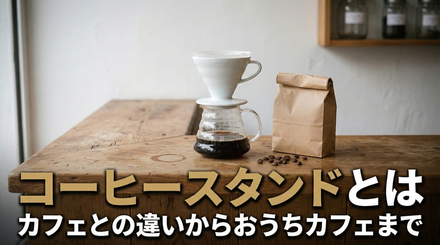 コーヒースタンドとは?カフェとの違いからおうちで再現する楽しみ方まで