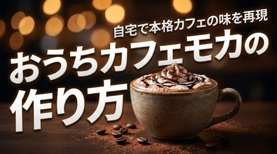 カフェモカの作り方！自宅で本格カフェの味を再現する方法